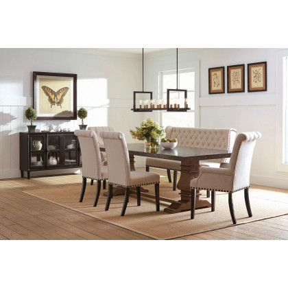 Coaster - Mapleton 4-Door Accent Cabinet in Black