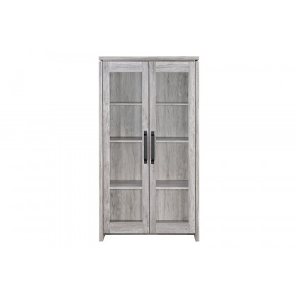 Coaster - 2-Door Tall Cabinet in Gray Driftwood