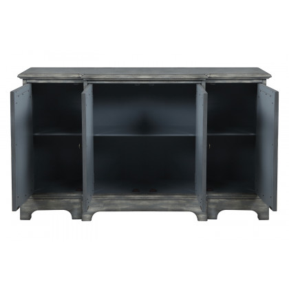 Coaster - 4-Door Accent Cabinet in Gray