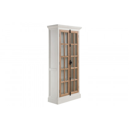Coaster - 2-Door Tall Cabinet in Antique White/Brown