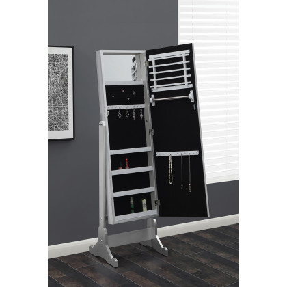 Coaster Jewelry Cheval Mirror - Silver