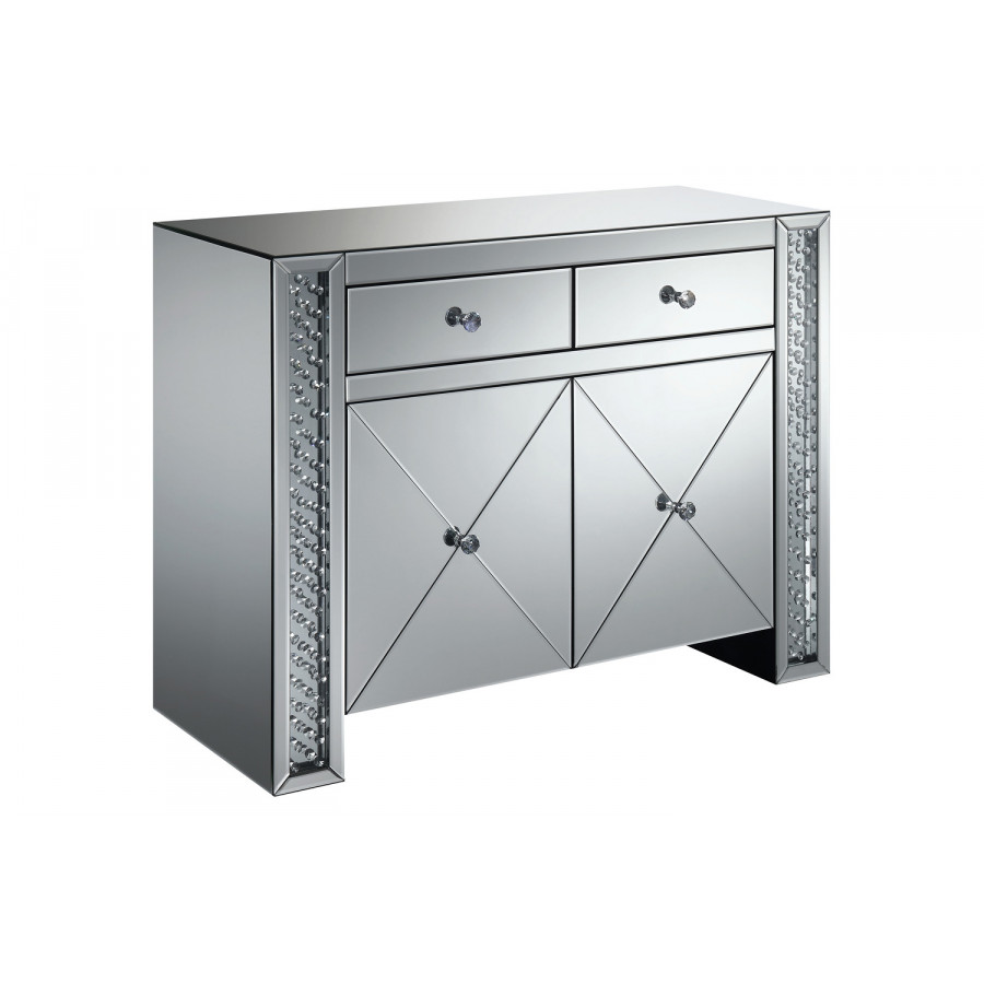 Coaster - 2-Drawer Accent Cabinet in Clear Mirror