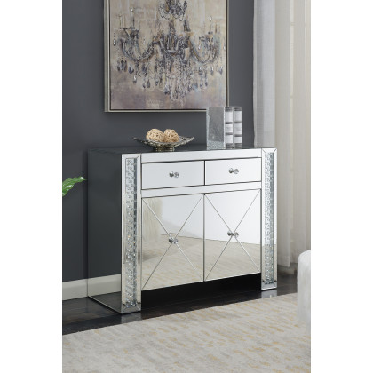 Coaster - 2-Drawer Accent Cabinet in Clear Mirror