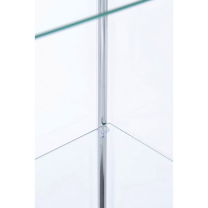 Coaster - Rectangular 4-Shelf Curio Cabinet in White/Clear