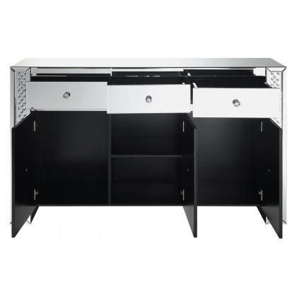 Coaster - Fueyes 3-Drawer Accent Cabinet in Silver