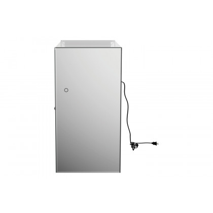 Coaster - 2-Door Accent Cabinet in Clear Mirror/Silver