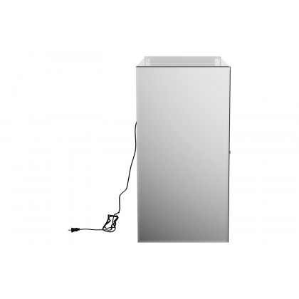 Coaster - 2-Door Accent Cabinet in Clear Mirror/Silver