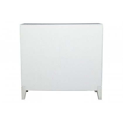 Coaster - Accent Cabinet With Carved Door in Antique White