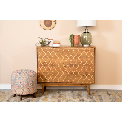Coaster - Rectangular 2-Door Accent Cabinet in Natural