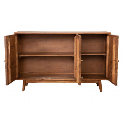 Coaster - Rectangular 3-Door Accent Cabinet in Natural