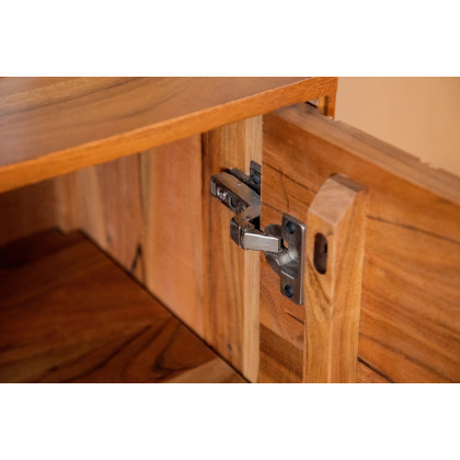 Coaster - Rectangular 3-Door Accent Cabinet in Natural