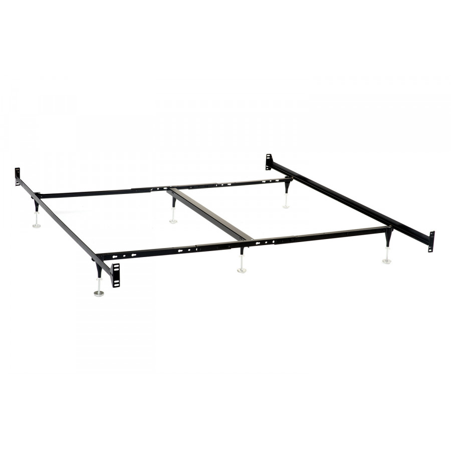 Coaster - California King Bed Frame in Black