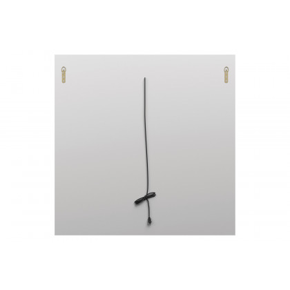 Coaster - Led Wall Mirror in Silver/Black