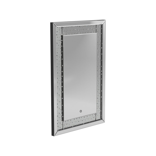 Coaster - Led Lighting Frame Mirror in Silver