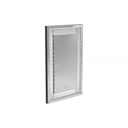 Coaster - Led Lighting Frame Mirror in Silver
