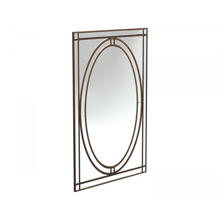 Coaster - Beveled Edge Wall Mirror in Silver