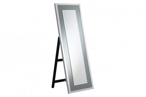 Coaster™ Rectangular Cheval Mirror With Led Light - Silver