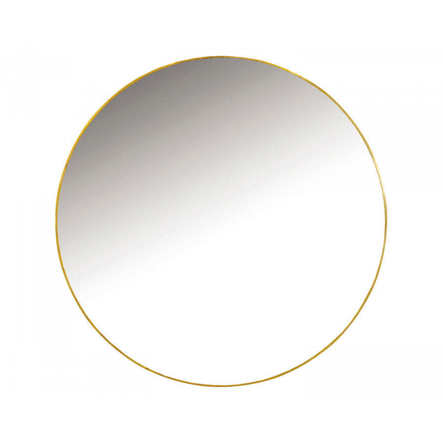 Coaster - Round Wall Mirror in Gold
