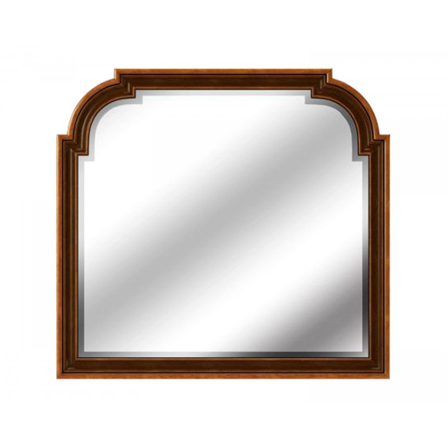 Creative - Newel Landscape Mirror in Cherry