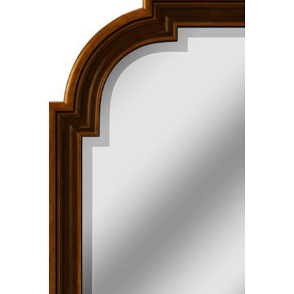 Creative - Newel Landscape Mirror in Cherry