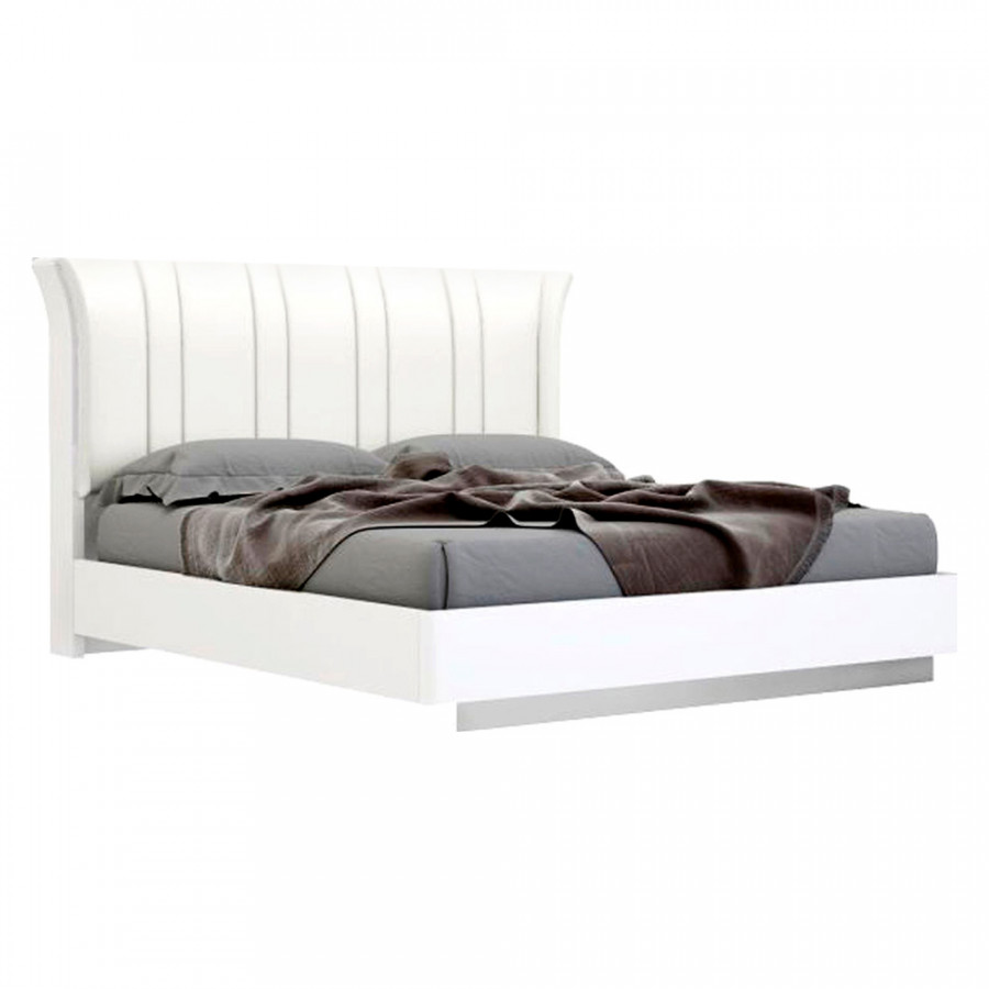 Creative Ariana King Size Bed - White High Gloss