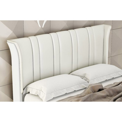 Creative Ariana King Size Bed - White High Gloss