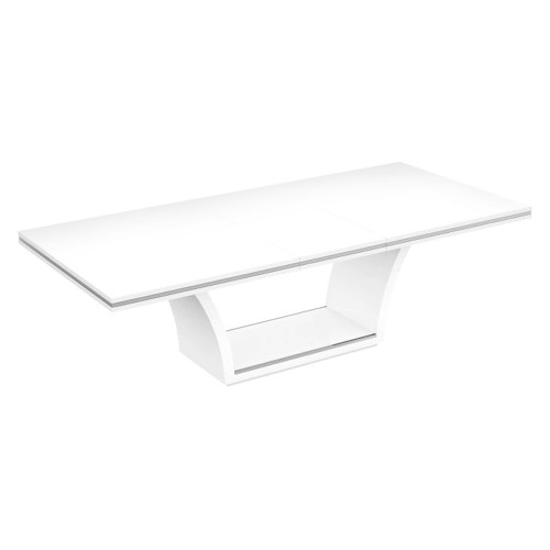Creative Ariana Extendable Dining Table - White High Gloss