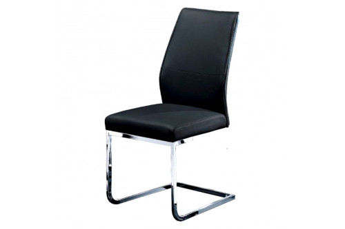 Creative™ Fiore Dining Chair - Eco-Leather Black
