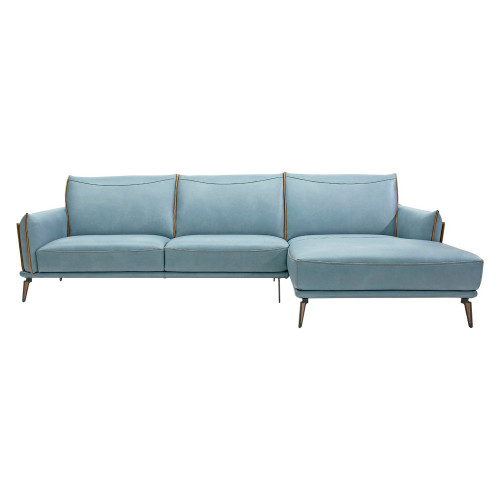 Creative Libeccio Right Facing Sectional - Niagara, Leather