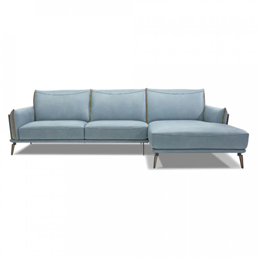Creative Libeccio Right Facing Sectional - Niagara, Leather