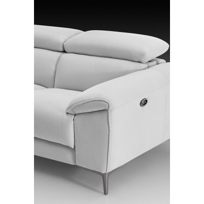Creative Lucca Armchair with Recliner - Bisque, Fabric