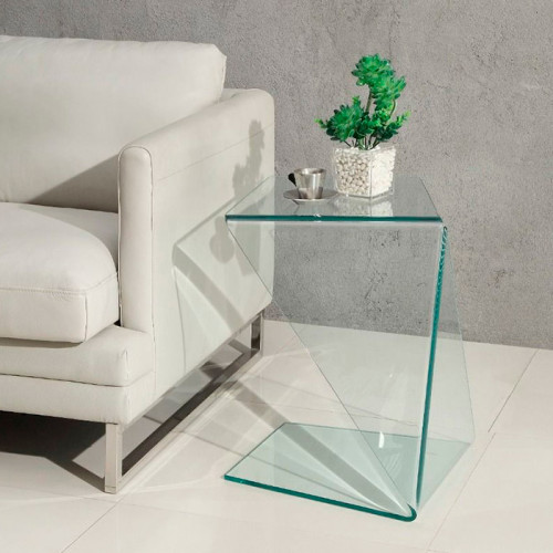 Creative Origami End Table - Transparent