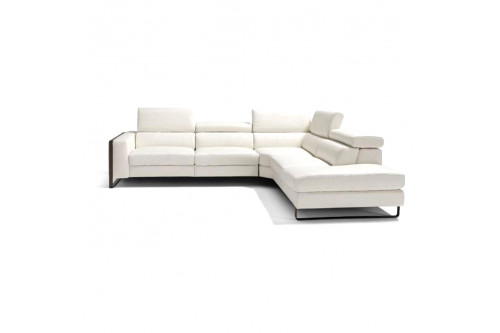 Creative™ Porro Leather Sectional With Recliners - Left Arm Facing