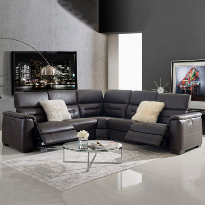 Creative - Rossi Sectional with Power Recliners