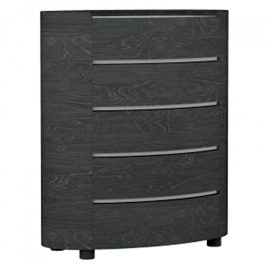 Creative Sima Chest - Gray/Walnut High Gloss