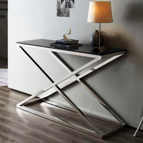 Creative Tristan Console Table - Black Gloss
