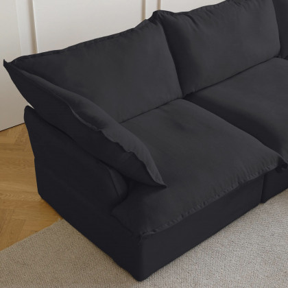 Crenus Softspot 43.3" Single Seat Sofa Cover - White