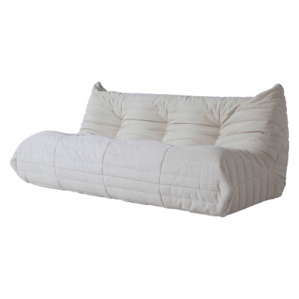 Crenus Caterpillar 68.9" 3 Seater Floor Sofa - Pink