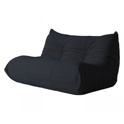 Crenus - Caterpillar 53.15″ Floor Loveseat Sofa Teddy Velvet