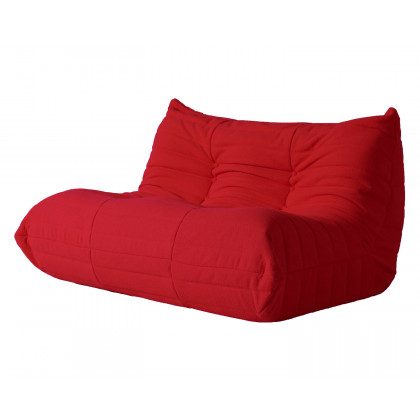 Crenus - Caterpillar 53.15″ Floor Loveseat Sofa Teddy Velvet
