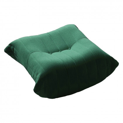 Crenus 34.25" Caterpillar Sofa Ottoman - Red, Teddy Velvet