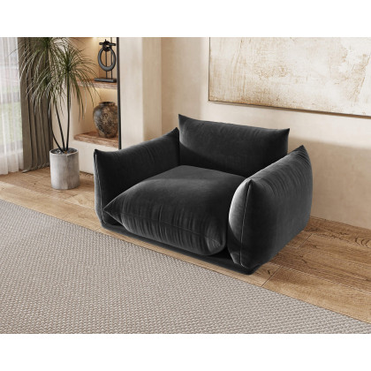 Crenus - Sereno 50.39" Single Armrest Sofa Chenille Floor Sofa