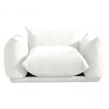 Crenus - Sereno 50.39" Single Armrest Sofa Chenille Floor Sofa