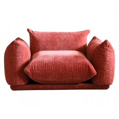 Crenus - Sereno 50.39" Single Armrest Sofa Chenille Floor Sofa