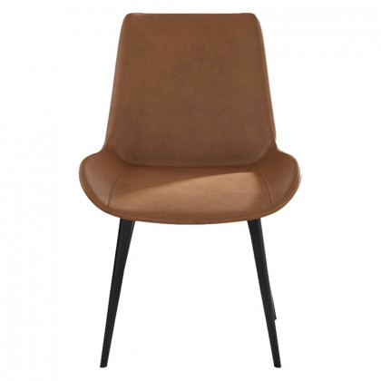 Crenus - Peterann Brown Leather Dining Chair Set of 2