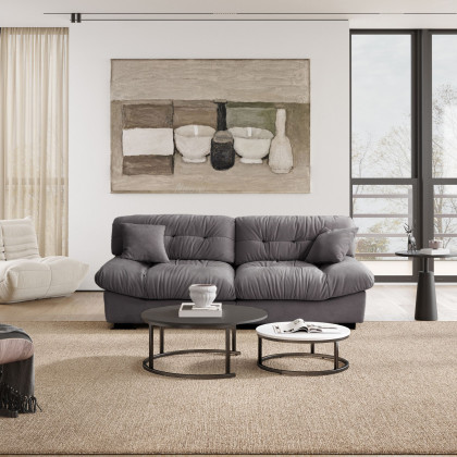 Crenus - Soffice Microfiber Suede Pet-friendly Sofa