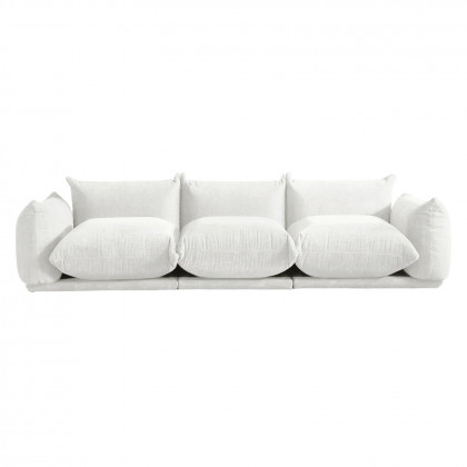Crenus Sereno 103.93" 3-Seater Sofa Chenille Floor Sectional Couch - Green