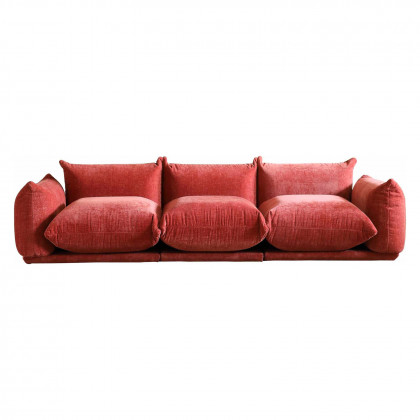 Crenus Sereno 103.93" 3-Seater Sofa Chenille Floor Sectional Couch - Green