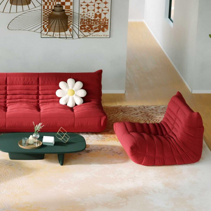 Crenus - 34.25" Caterpillar Sofa Chair