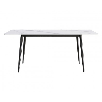 Crenus Sophia Rectangular Dining Table - Black, 70.87''